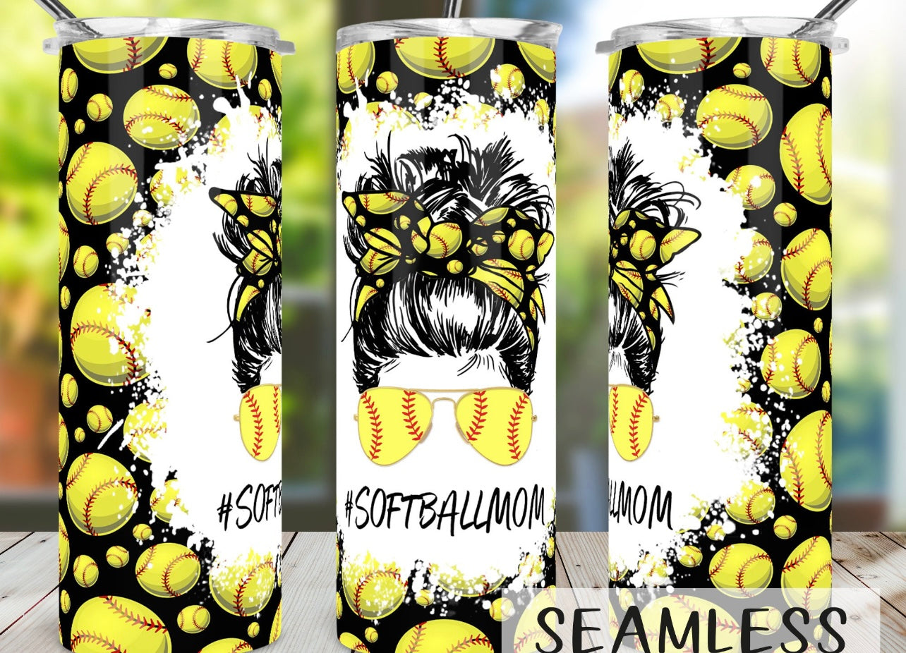 #Softballmom Tumbler