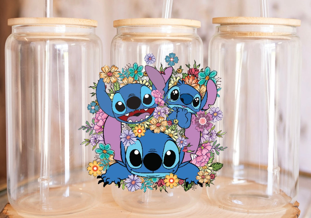 Stitch w/flowers