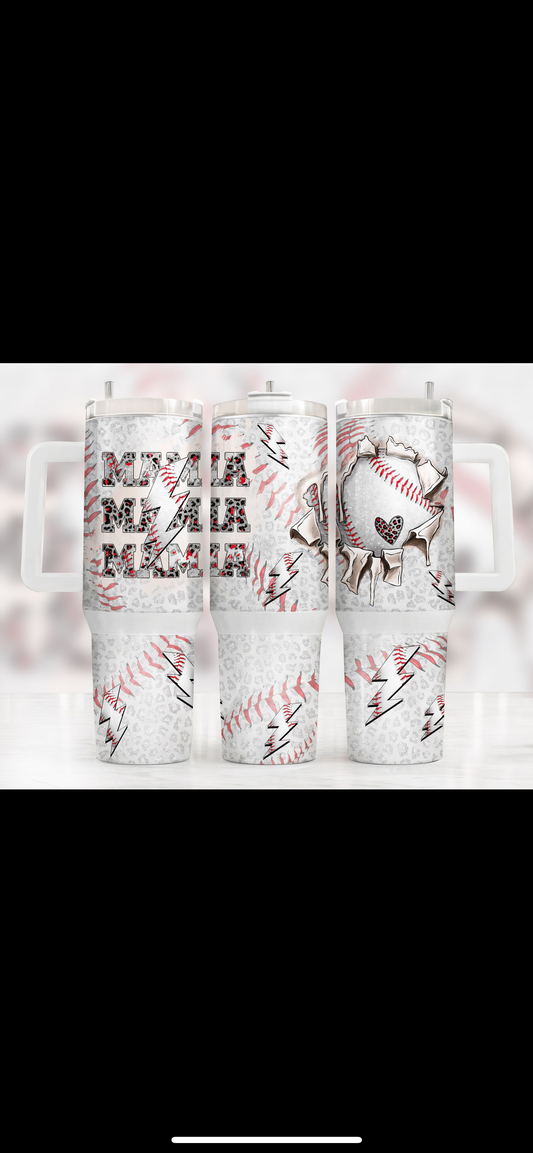 Mama 40oz Baseball tumbler