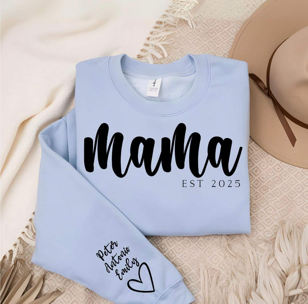 Custom Mama Est. Sweatshirt