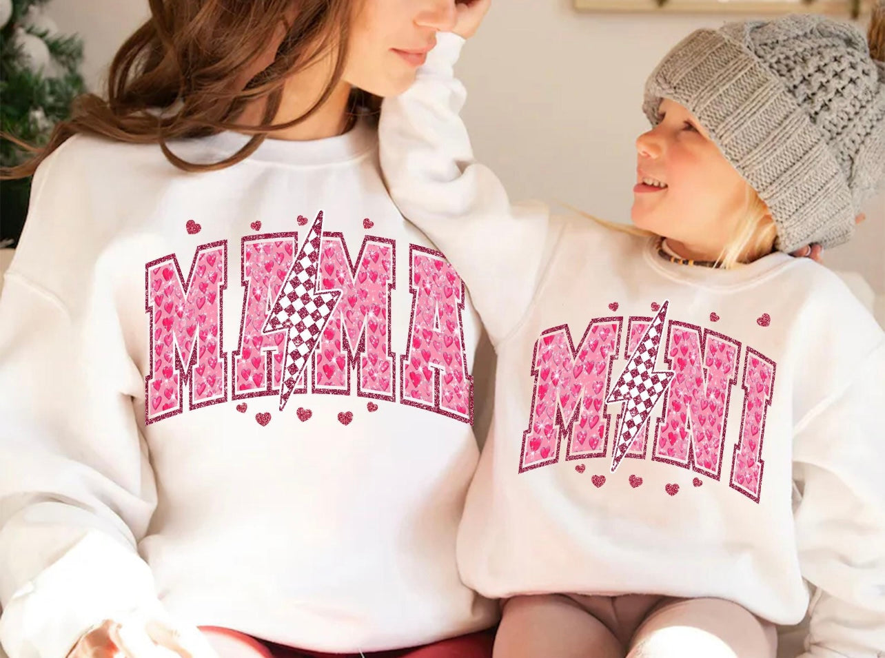 Valentine Mama and Mini Shirt Set