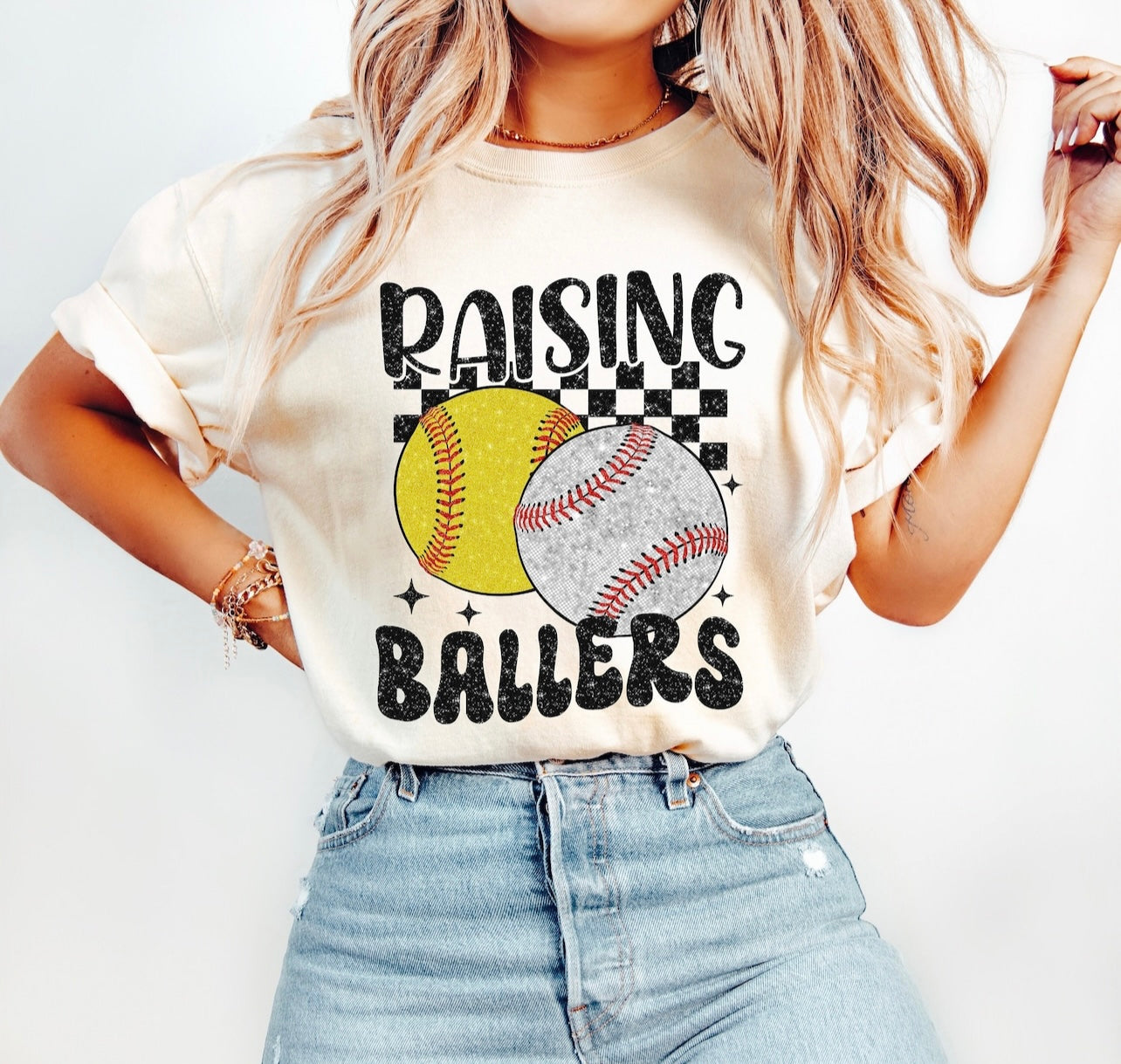 Raising Ballers Softball & Baseball shirt